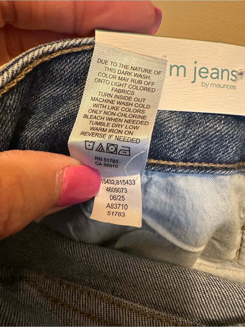 NWT Woman’s M Jeans 18W Regular High Rise Wide Leg Super Stretch Medium Wash - Picture 8 of 11